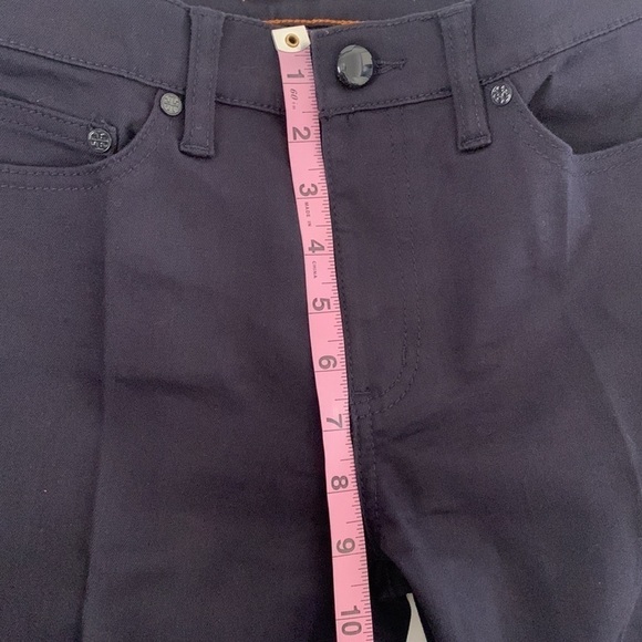 Tory Burch Navy Skinny Trousers Pants - Picture 13 of 14